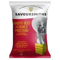 Savoursmiths Crisps - Wagyu Beef with Honey Mustard (24x40g)