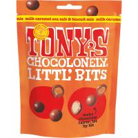 Tony's Chocolonely Littl' Bits - Milk Caramel Sea Salt Biscuit Mix (8x100g)