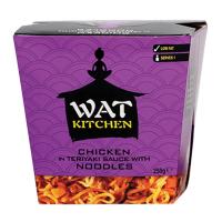 Wat Kitchen Microwave Noodle Pot - Chicken in Teriyaki Sauce (6x250g)
