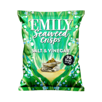 EMILY Seaweed Crisps - Salt & Vinegar (12x18g)