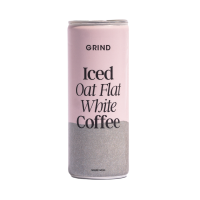 Grind Iced Coffee Can - Oat Flat White (8x250ml)