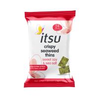 Itsu Crispy Seaweed Thins - Sweet Soy & Sea Salt (20x5g)