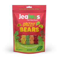 Jealous Sweets Sharing Bag - Grizzly Bears (10x125g)