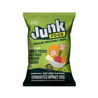 Junk Food Organic Vegetable Crisps - Lightly Salted (18x30g)