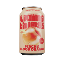 Living Things Soda - Peach & Blood Orange (12x330ml)