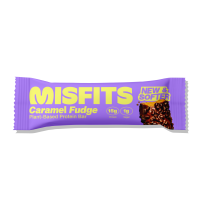 Misfits Plant Based Protein Bar - Caramel Fudge (15x50g)