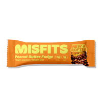 Misfits Plant Based Protein Bar - Peanut Butter Fudge (15x50g)