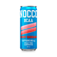 NOCCO BCAA Energy Drink - Berry Rhubarb (12x330ml)