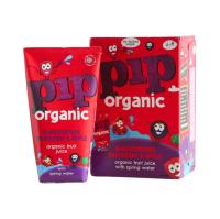 Pip Organic Multipack Fruit Juice - Blackcurrant, Raspberry & Apple (24x180ml)