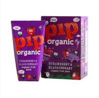 Pip Organic Multipack Fruit Juice - Strawberry & Blackcurrant 6x(4x180ml)