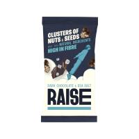 Raise Nut & Seed Clusters - Dark Chocolate & Sea Salt (12x35g)