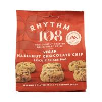 Rhythm 108 Swiss Vegan Biscuit Share Bag - Hazelnut Chocolate Praline (8x135g)