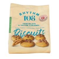 Rhythm 108 Swiss Vegan Biscuit Share Bag - Chocolate & Salted Caramel (8x135g)