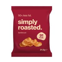 Simply Roasted Low Fat Crisps - Barbecue (24x21.5g)