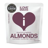I Love Snacks Pouch - Smoked Almonds (20x25g)
