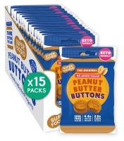 Superfoodio Peanut Butter Buttons - No Added Sugar (15x20g)