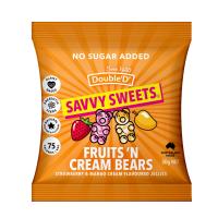 Savvy Sweets - Fruits Cream Bears (12x50g)