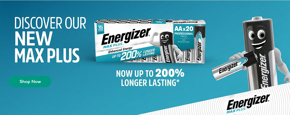 Discover our new Max Plus - Energizer