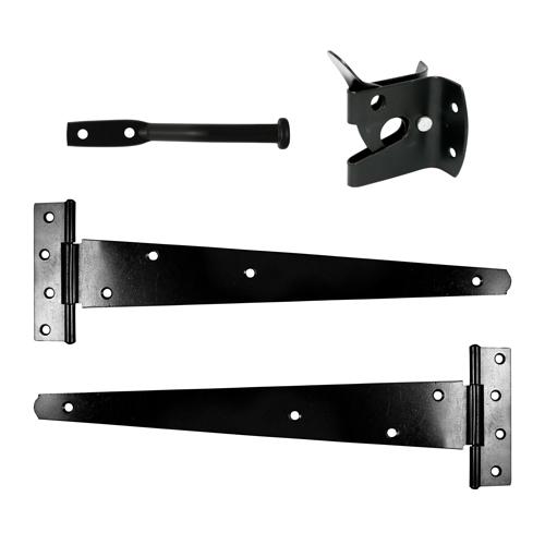 Side Gate Kit - Ring Latch - Black