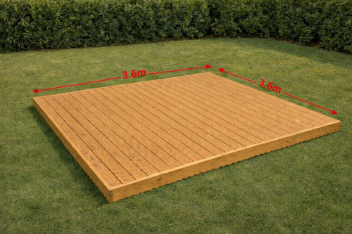 Decking Patio Kit 3.6m x 3.6m