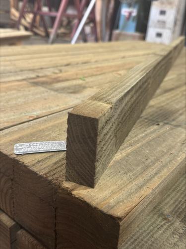 Treated Fence Rail - 32 x 75mm @ 1.83 Green