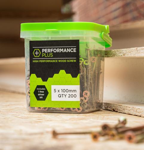 Samac 5mm x 100mm Performance PLUS Wood Screws (200)