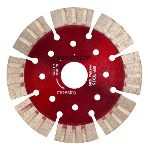 Maestro 15mm Universal Turbo-Seg Dia Blade - 115/22.23mm