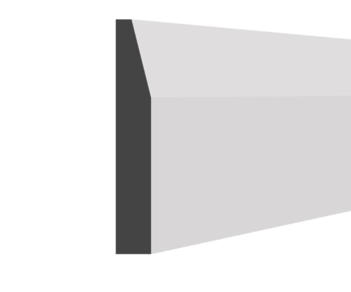 14.5 X 69mm CHAMFERED AND ROUNDED MOULD MDF SKIRTING 4.4M (Metsa)