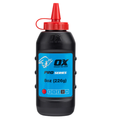 OX Pro Red Chalk Refill - 226g / 8oz
