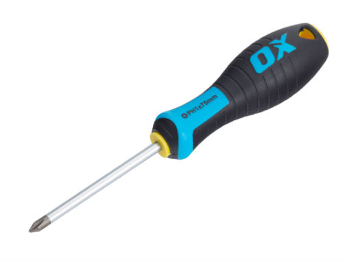 OX Pro Phillips Screwdriver PH1 x 75mm