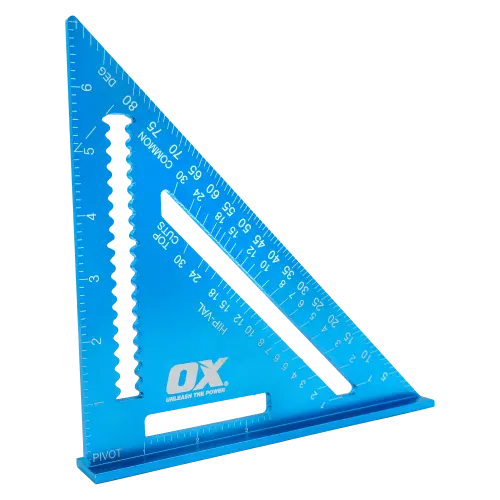 OX Pro Aluminium Metric Rafters Square - 180mm