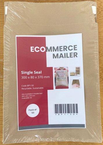 Ecommerce Mailer 300x80x370mm P/S 90grm with Side Gusset (50)