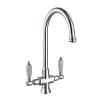 FORTUNE LAMBAY TWIN LEVER KITCHEN SINK MIXER (8)