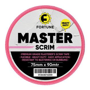 SCRIM TAPE PINK 75MM X 90MTR