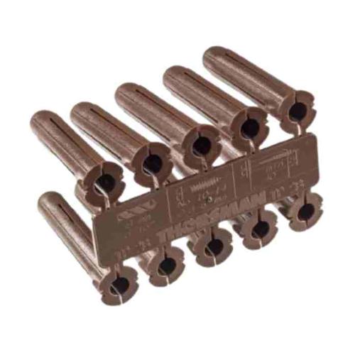 NYLON WALLPLUGS TP2 BROWN 8 X 40MM