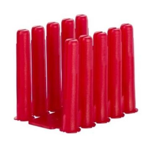 NYLON WALLPLUGS TPC RED 5.5 X 35MM
