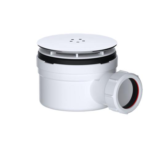 SHOWER TRAP CHROME 90MM (40)