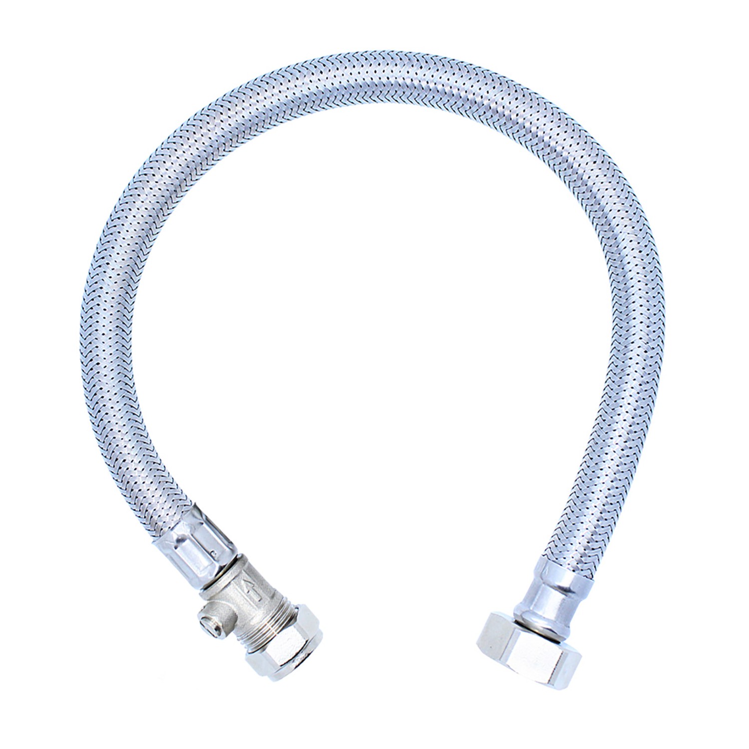 Fortune Ltd - FLEXIBLE HOSE 3/4 X 15MM ISO -500MM (80)