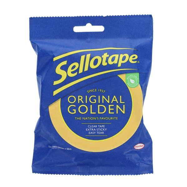 24mm x 66m Original Golden Sellotape
