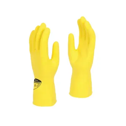 Shield Latex Rubber Household Gloves 300mm – Medium in Yellow