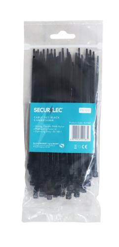 CABLE TIES BLACK 140mm