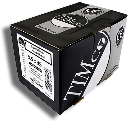 TIMCO Coarse Thread Drywall Screw Dark Grey 3.5 x 55 PK500