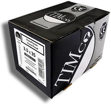 TIMCO Coarse Thread Drywall Screw Dark Grey 3.5 x 60 PK500