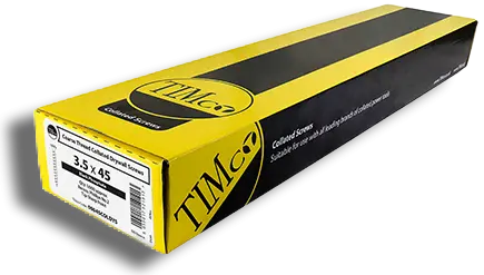 TIMCO Collated Coarse Thread Drywall Screw Black 4.2 x 65 PK 500