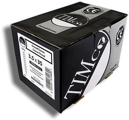 TIMCO Coarse Thread Drywall Screw Dark Grey 4.2 x 65 PK500