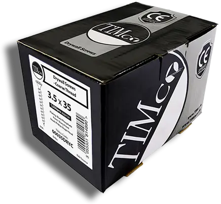 TIMCO Coarse Thread Drywall Screw Dark Grey 4.2 x 75 PK500