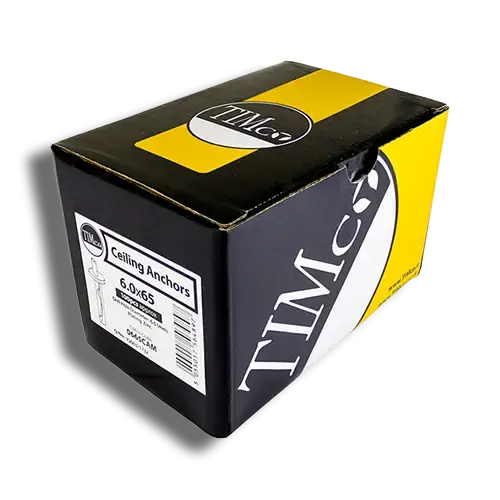 TIMCO Ceiling Anchors Zinc 6.0 x 40 Box 100