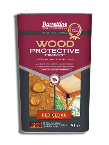 Barrettine Wood Protective Treatment Red Cedar 5L