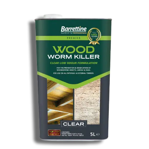Barrettine Solvent Preserve Woodworm Killer 1L