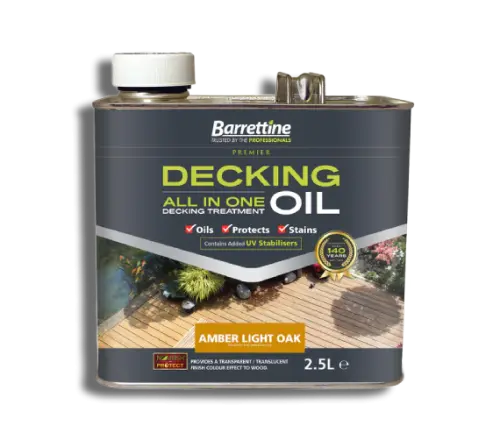 Barrettine Decking Oil Light Oak 2.5L